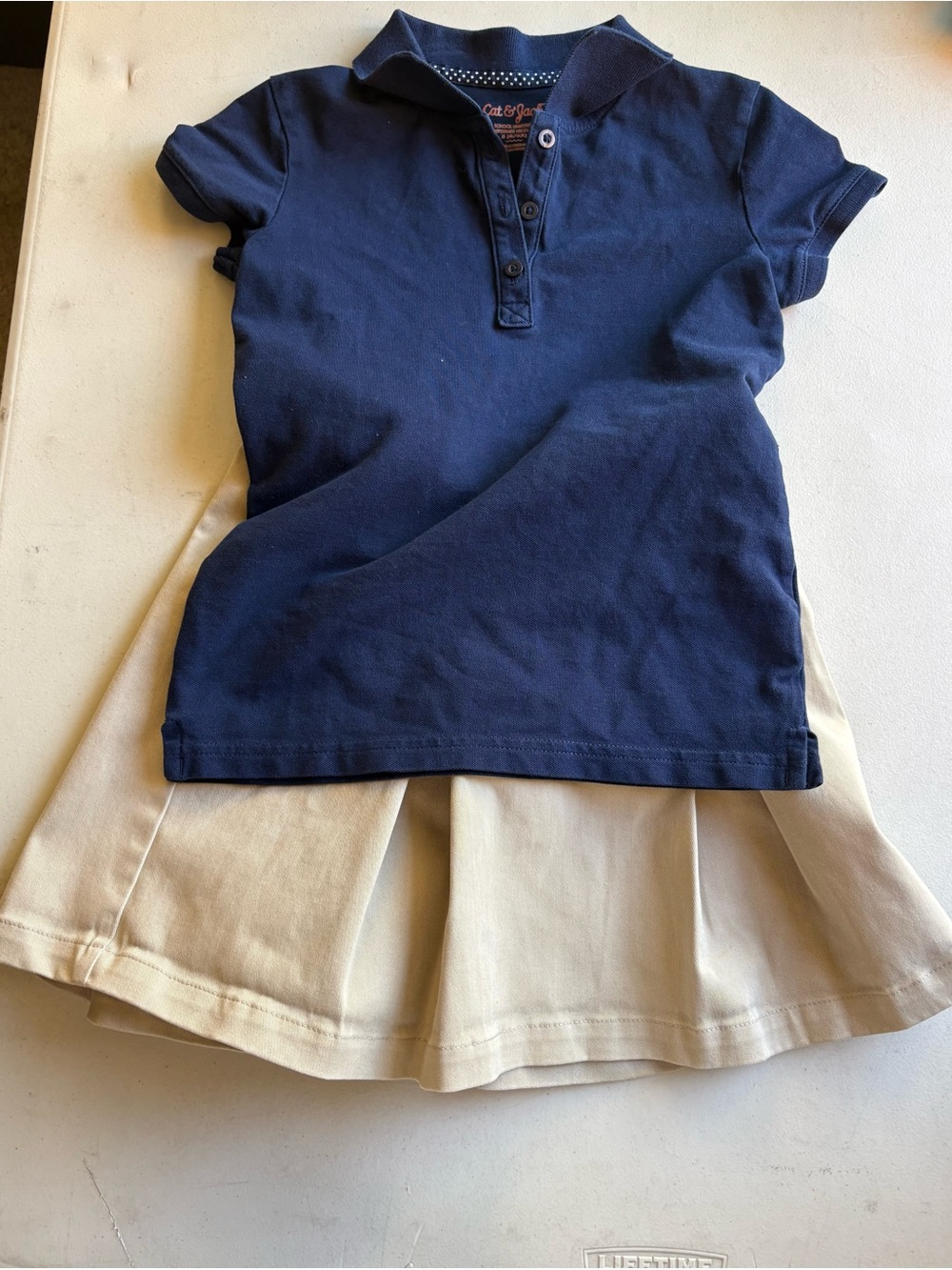 Girls Back to School Uniform Set sz 6/6x